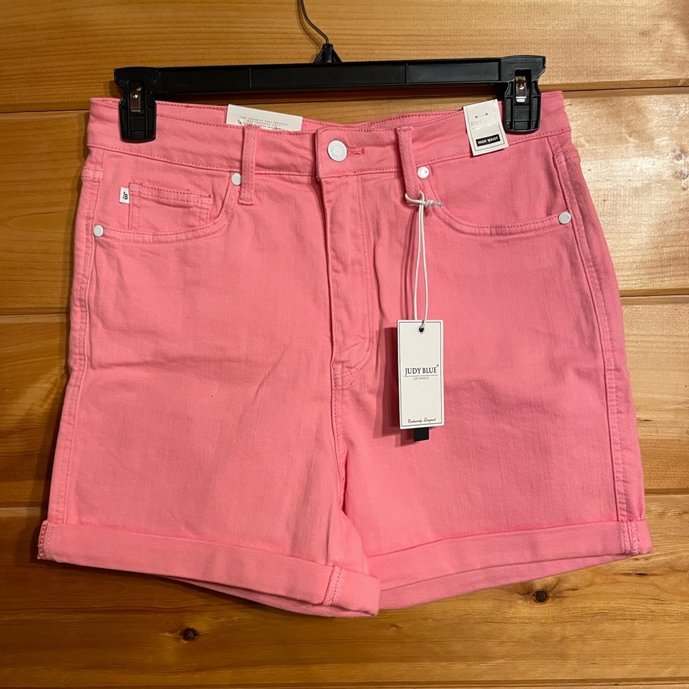 Judy Blue High Waist, Tummy Control Too, Cuffed Shorts, Size XL